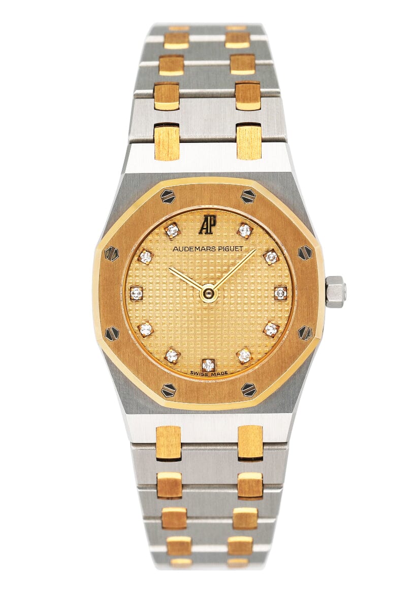 Audemars Piguet Royal Oak 6339SA Diamond Champagne Dial Ladies Watch Papers - Watches