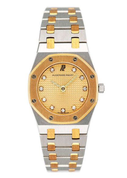 Audemars Piguet Royal Oak 6339SA Diamond Champagne Dial Ladies Watch Papers - Watches