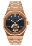 Audemars Piguet Royal Oak Tourbillion 265100R Blue Dial Mens WatchBox Papers - Wristwatch