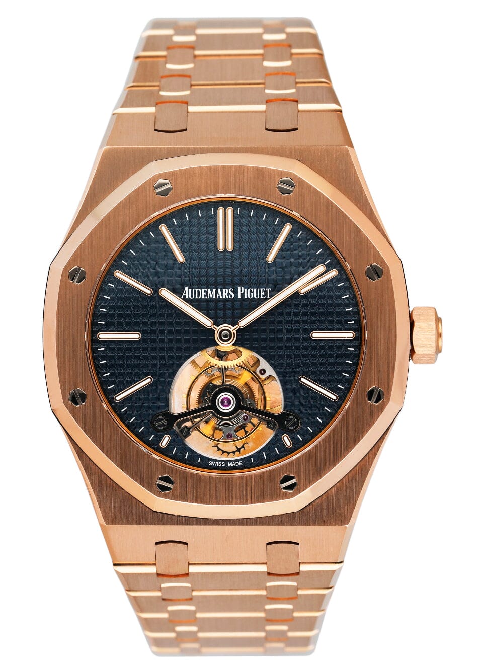 Audemars Piguet Royal Oak Tourbillion 265100R Blue Dial Mens WatchBox Papers - Wristwatch