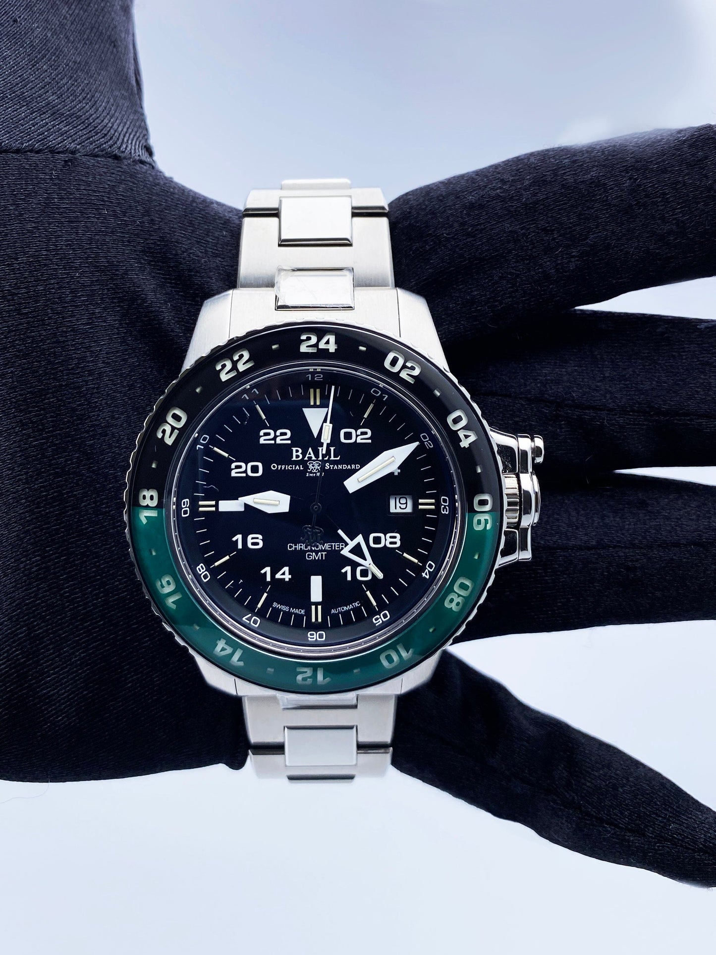BALL AeroGMT II DG2018C-S11C-BK Mens Watch Box Papers - Virtual