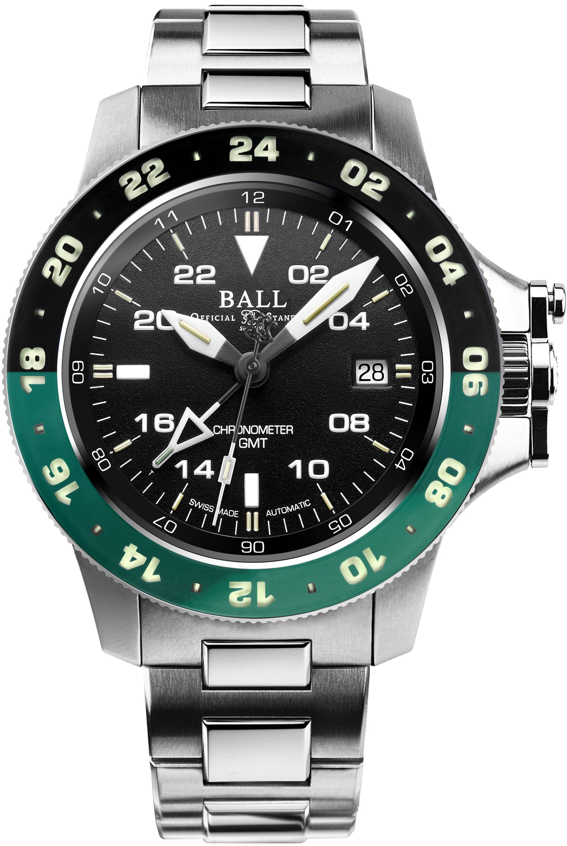 BALL AeroGMT II DG2018C-S11C-BK Mens Watch Box Papers - Virtual