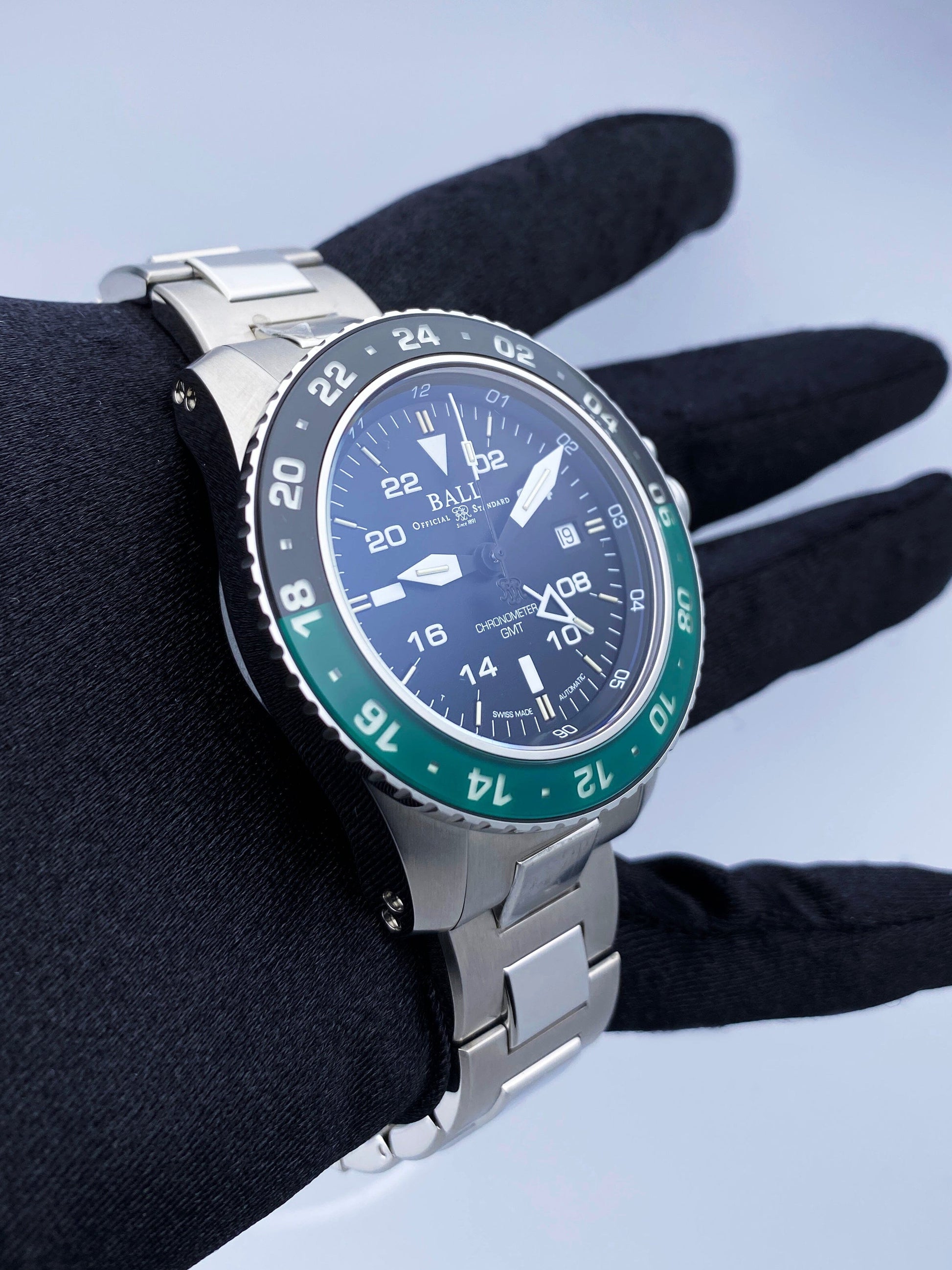 BALL AeroGMT II DG2018C-S11C-BK Mens Watch Box Papers - Virtual