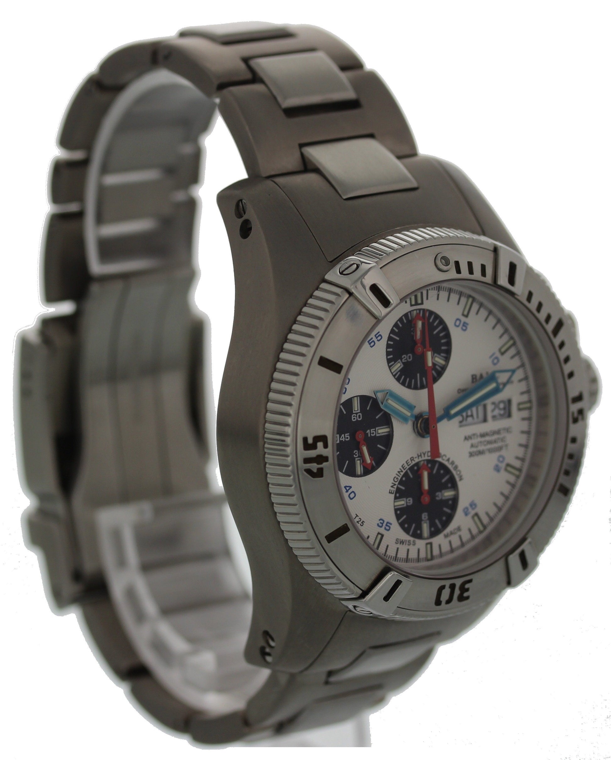 Ball Engineer Hydrocarbon DC1016A-SJ-WH Titanium Chronograph - Wristwatch