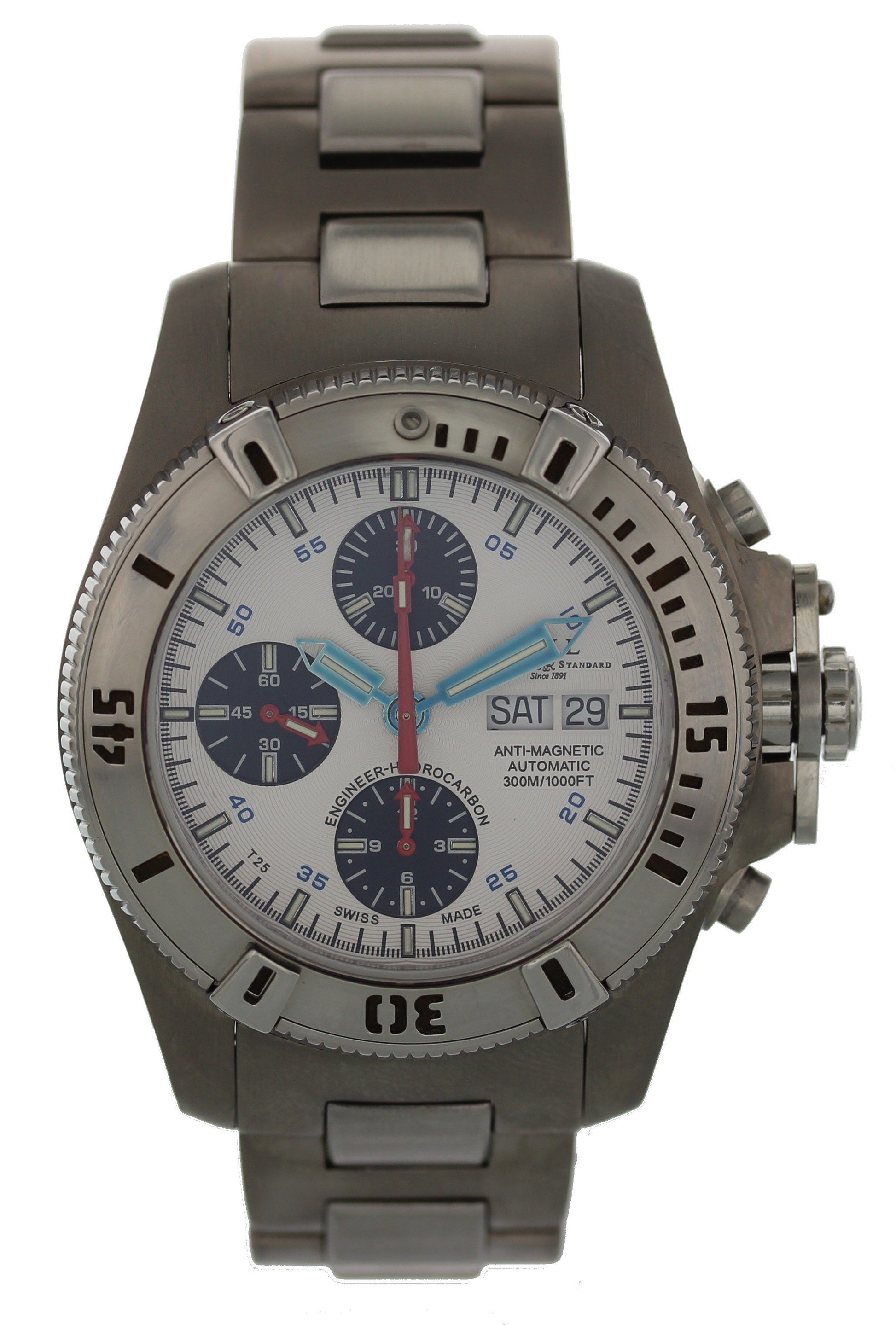 Ball Engineer Hydrocarbon DC1016A-SJ-WH Titanium Chronograph - Wristwatch
