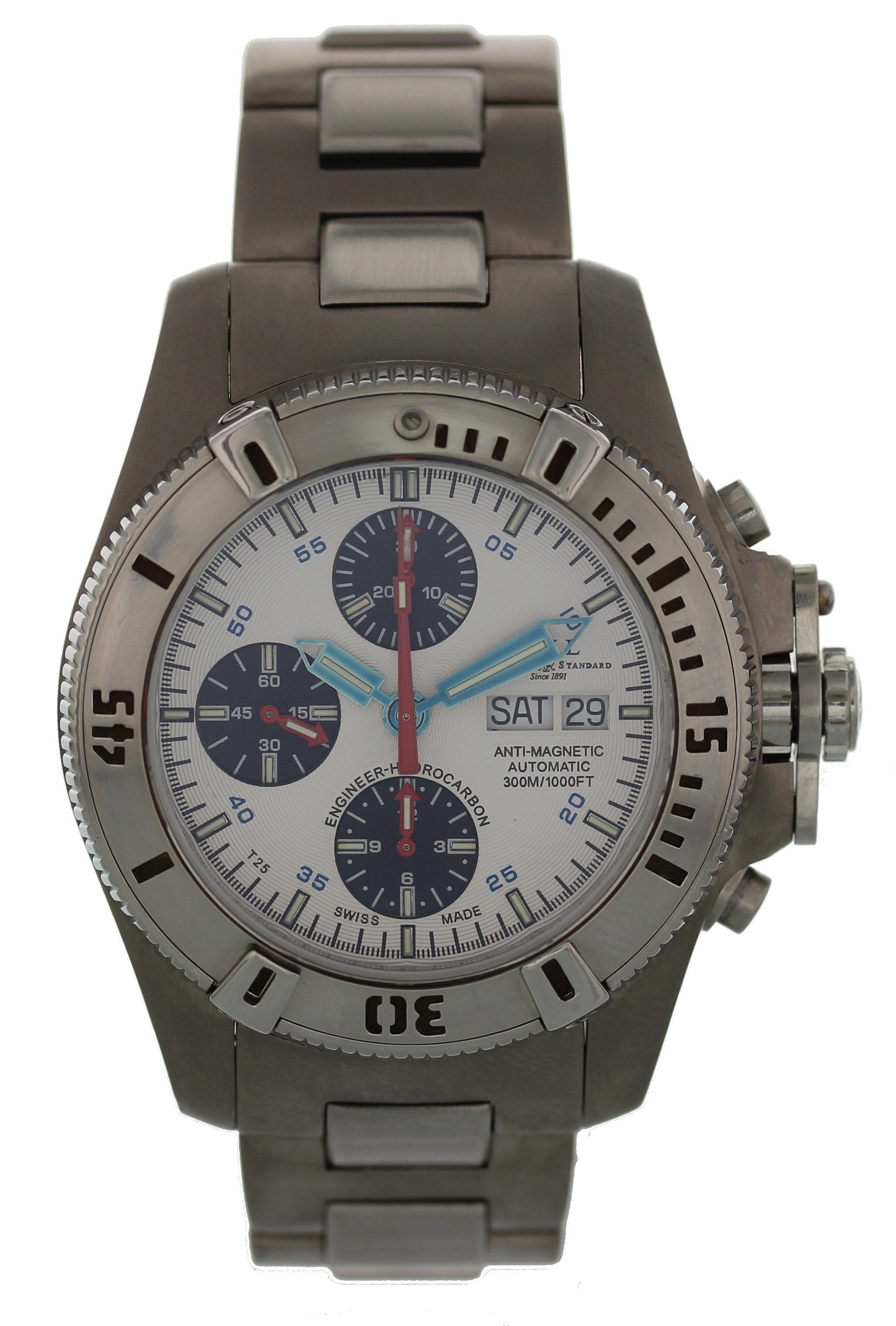 Ball Engineer Hydrocarbon DC1016A-SJ-WH Titanium Chronograph - Wristwatch