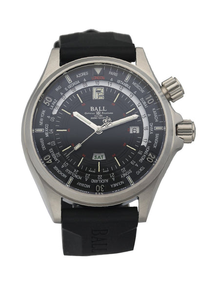 Ball Engineer Master II DG2022A-P3A-BK World Time Men’s Watch Box Papers - Wristwatch