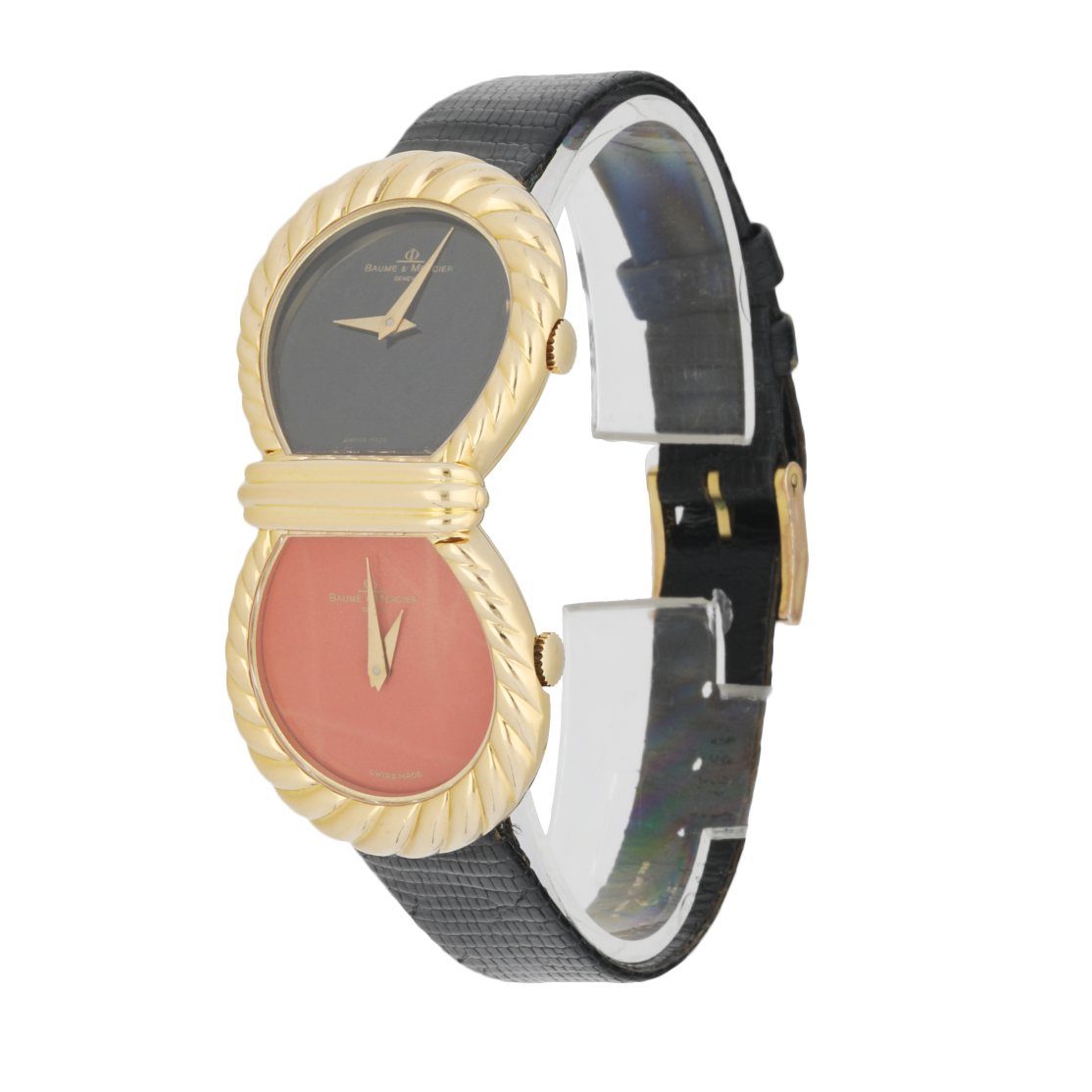 Baume & Mercier Art Deco Stone Dial Two Time zone Ladies – Phigora