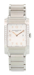 Baume & Mercier Hampton Milleis MOA10023 Steel Diamonds Ladies Watch - Wristwatch