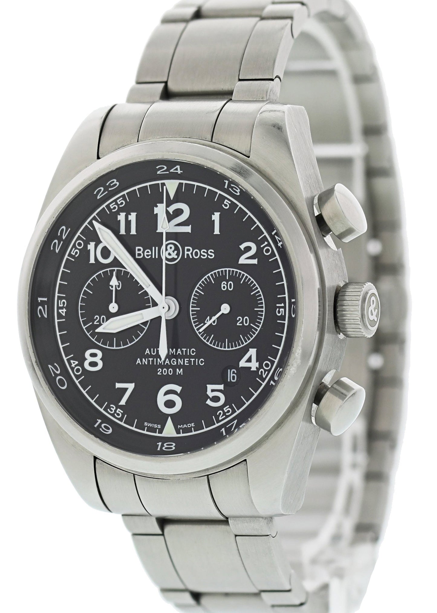 Bell & Ross Chronograph 126.Xl Mens Watch - Virtual