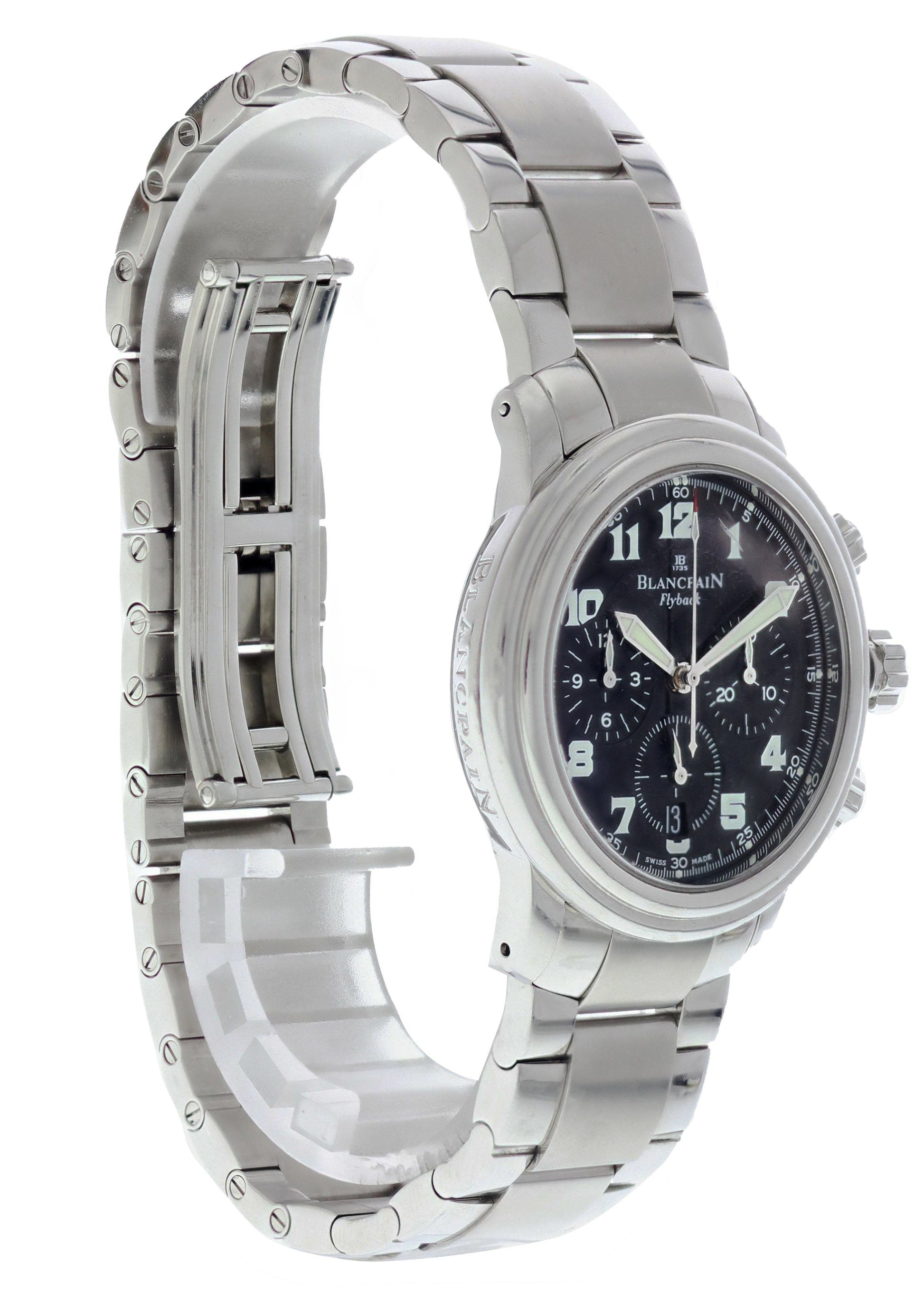 Blancpain Leman Flyback Chronograph 2185F-1130-71 Mens Watch