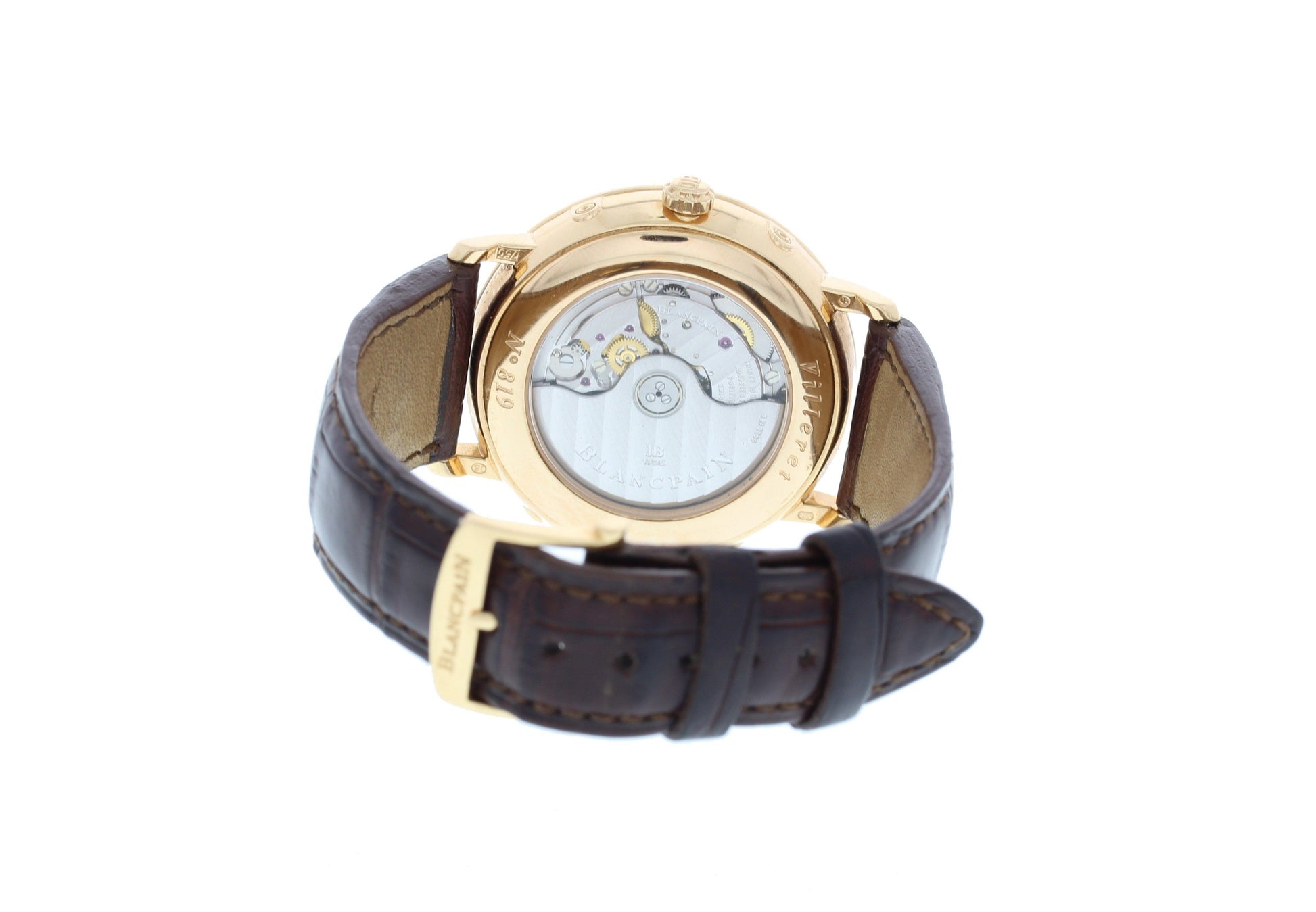Blancpain Villeret 6263A-3642 18k Rose Gold Complete Calendar Moonphase - Wristwatch