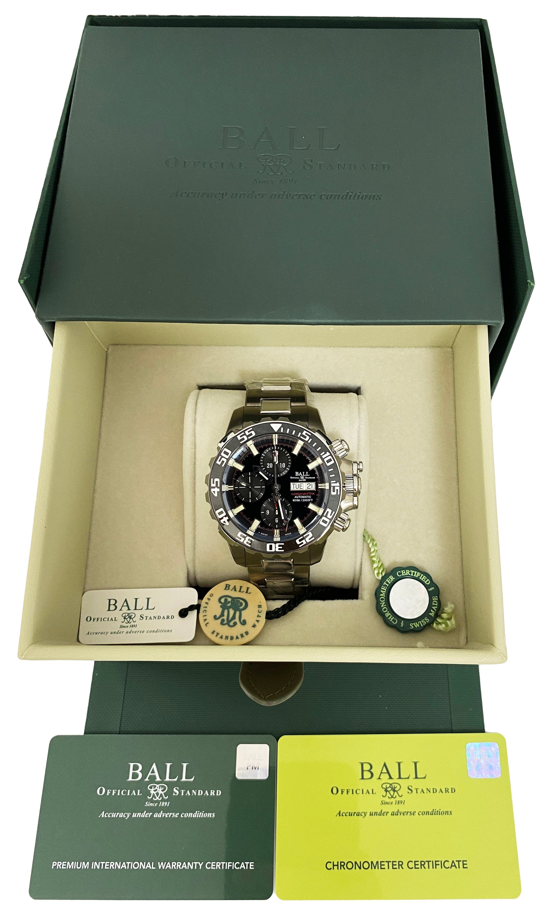 Brand New BALL Engineer Hydrocarbon NEDU Mens Watch Box Papers