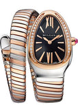 Bvlgari Serpenti 102680 Tubogas Rose Gold & Steel Box Paper - Wristwatch