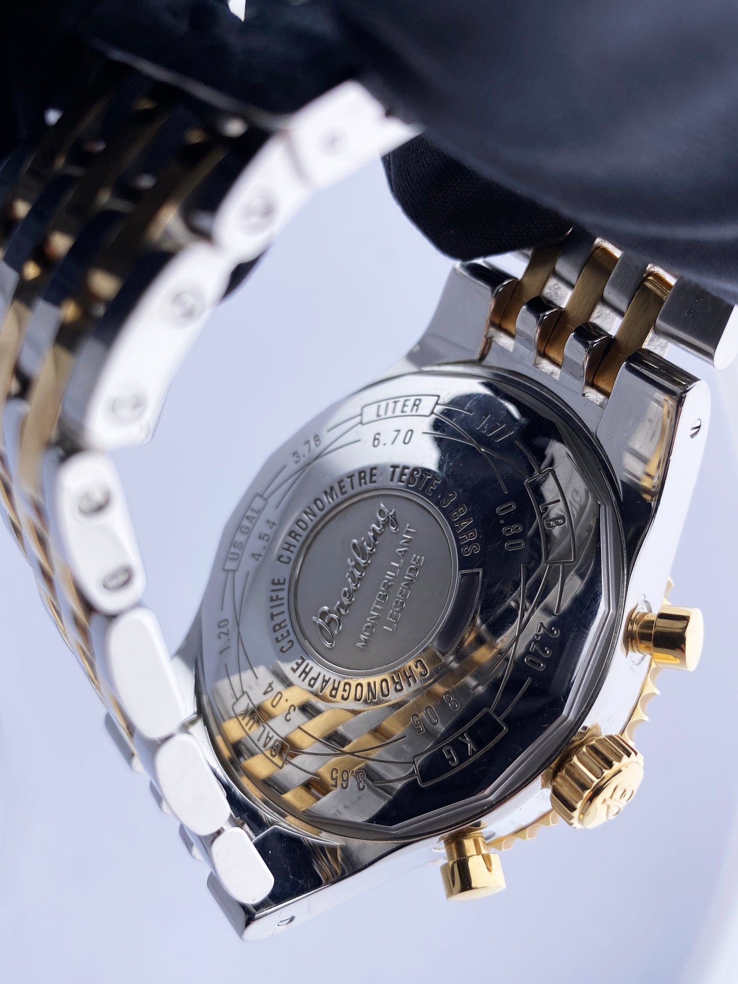 Breathing Montbrillant 47 Limited Edition Two-tone Mens Watch Box Papers