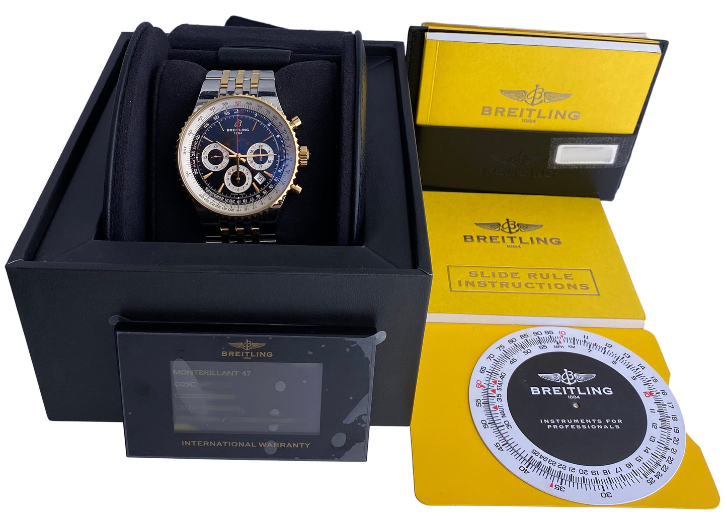 Breathing Montbrillant 47 Limited Edition Two-tone Mens Watch Box Papers