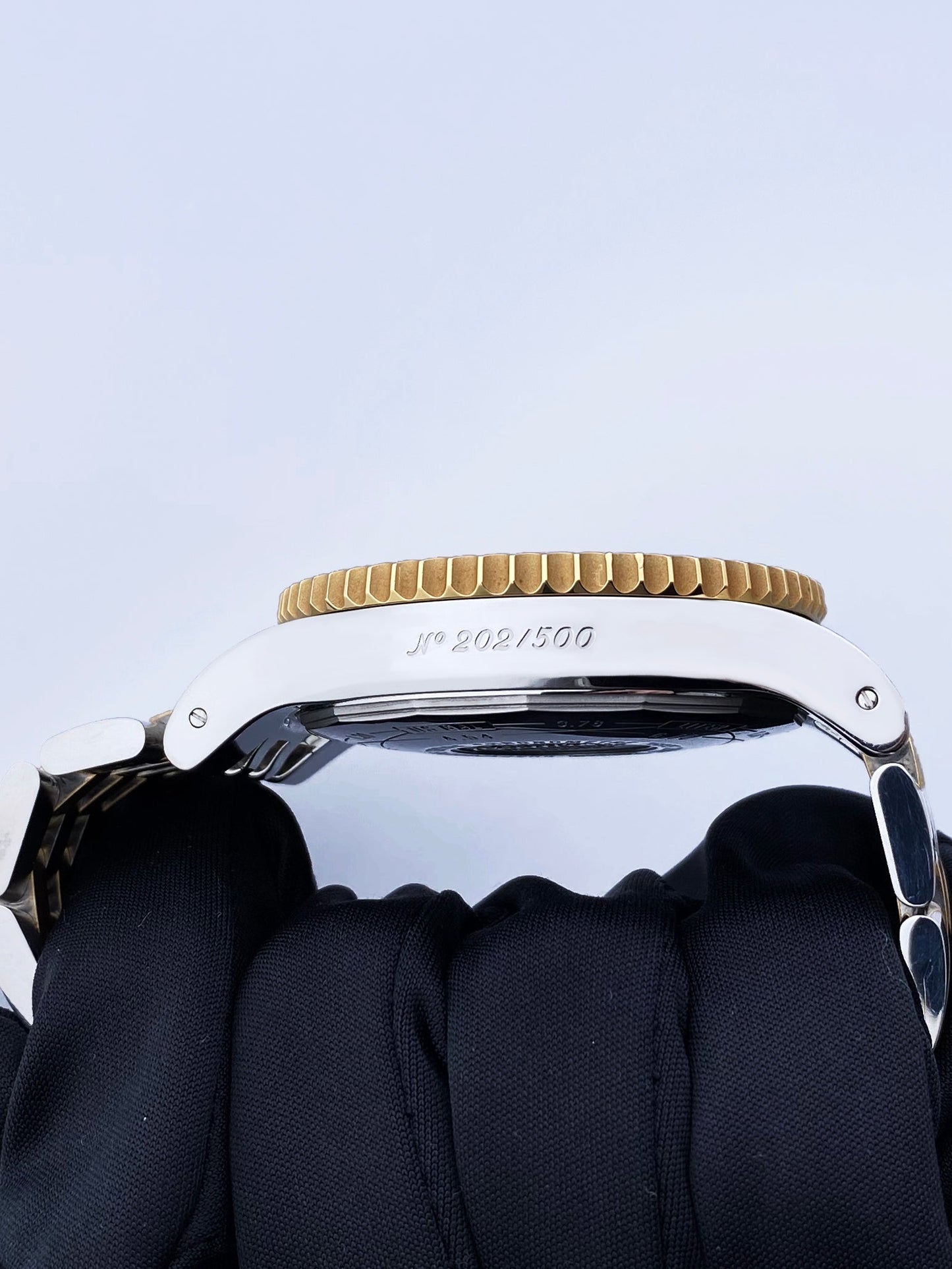 Breathing Montbrillant 47 Limited Edition Two-tone Mens Watch Box Papers