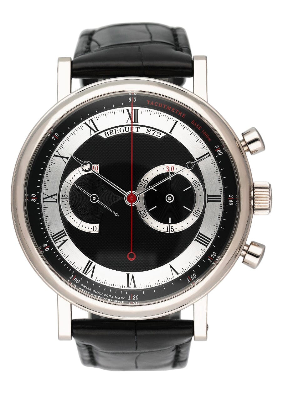 Breguet Classique 5287 Chronograph White Gold Mens Watch Box Papers