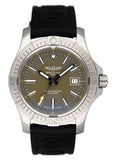 Breitling Avenger Automatic 43 A17318 Green Dial Mens Watch Box Papers - Wristwatch