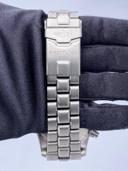 Breitling Chrono Avenger E73360 Black Dial Titanium Mens Watch - Watches