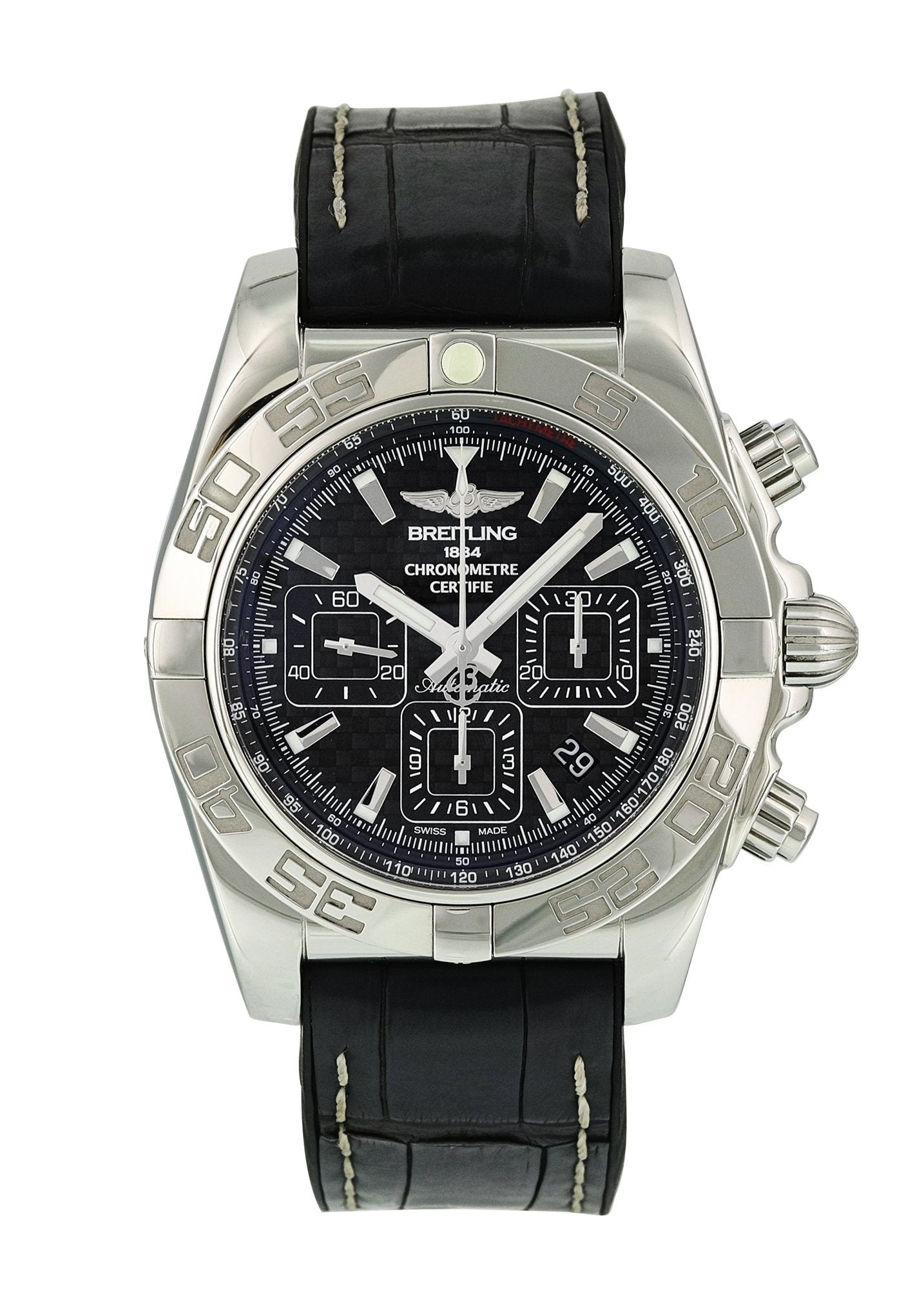Breitling Chronomat AB0110 Mens Watch Box Papers - Wristwatch