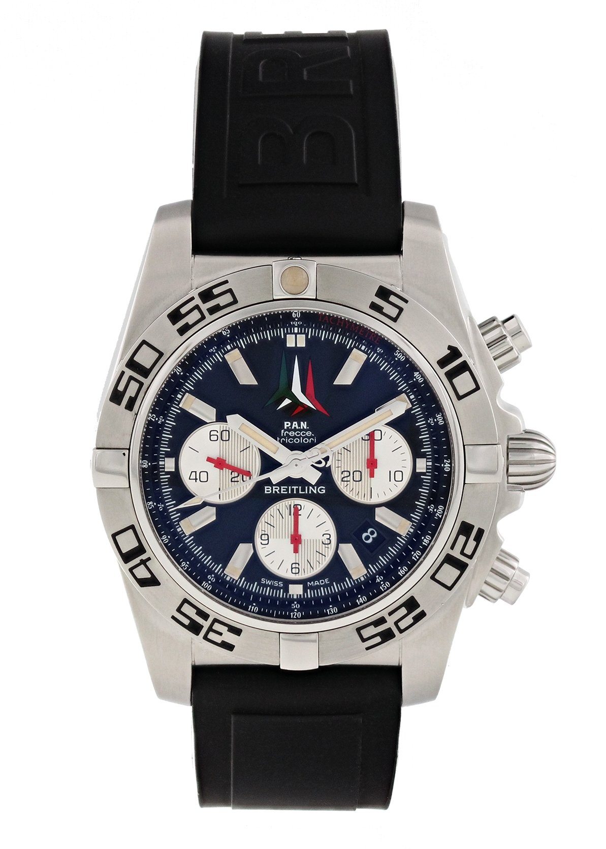 Breitling Chronomat AB0110 P.A.N Frecce Tricolore Mens Watch - Wristwatch