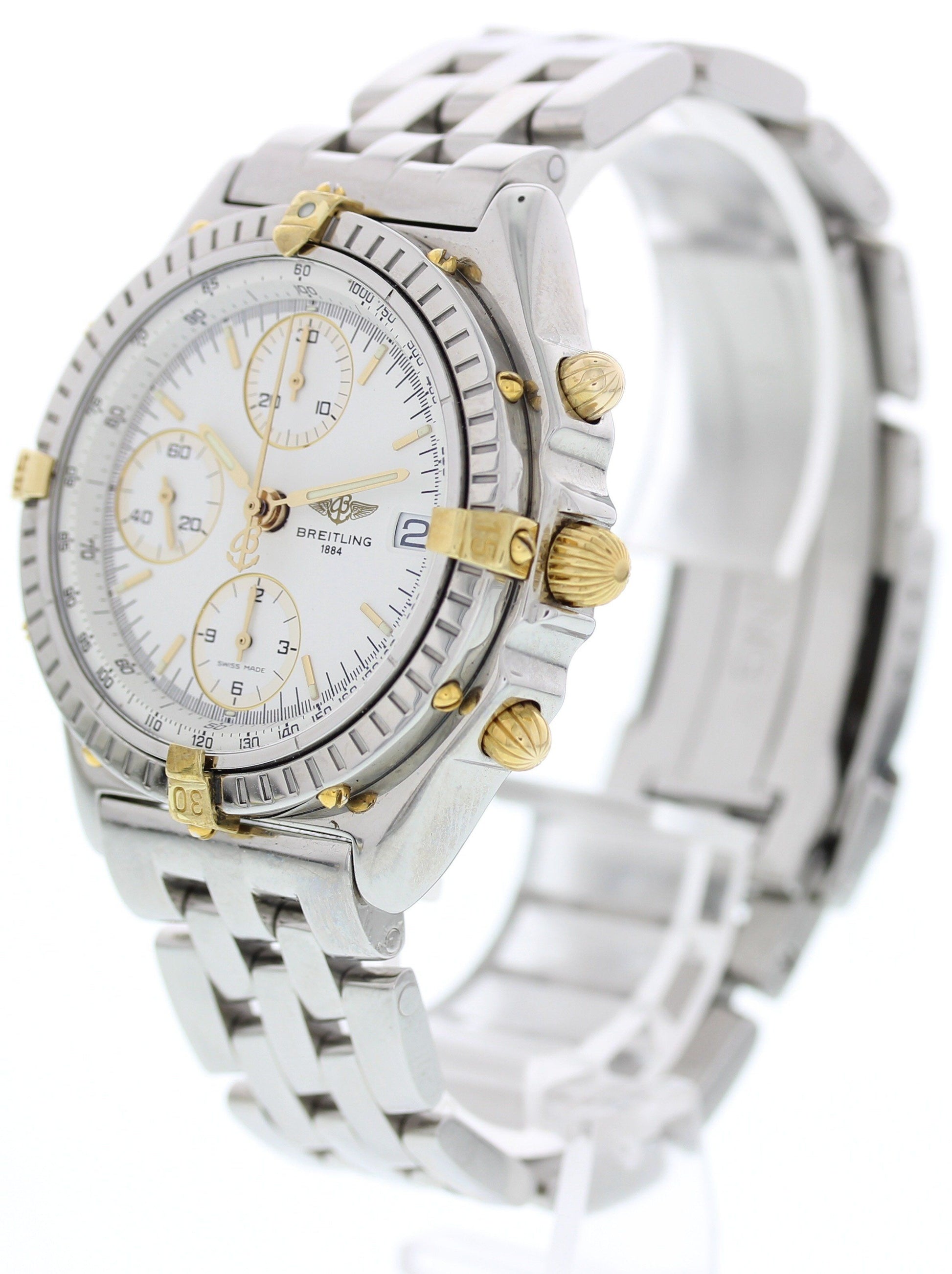 Breitling Chronomat B13048 18K YG/SS
