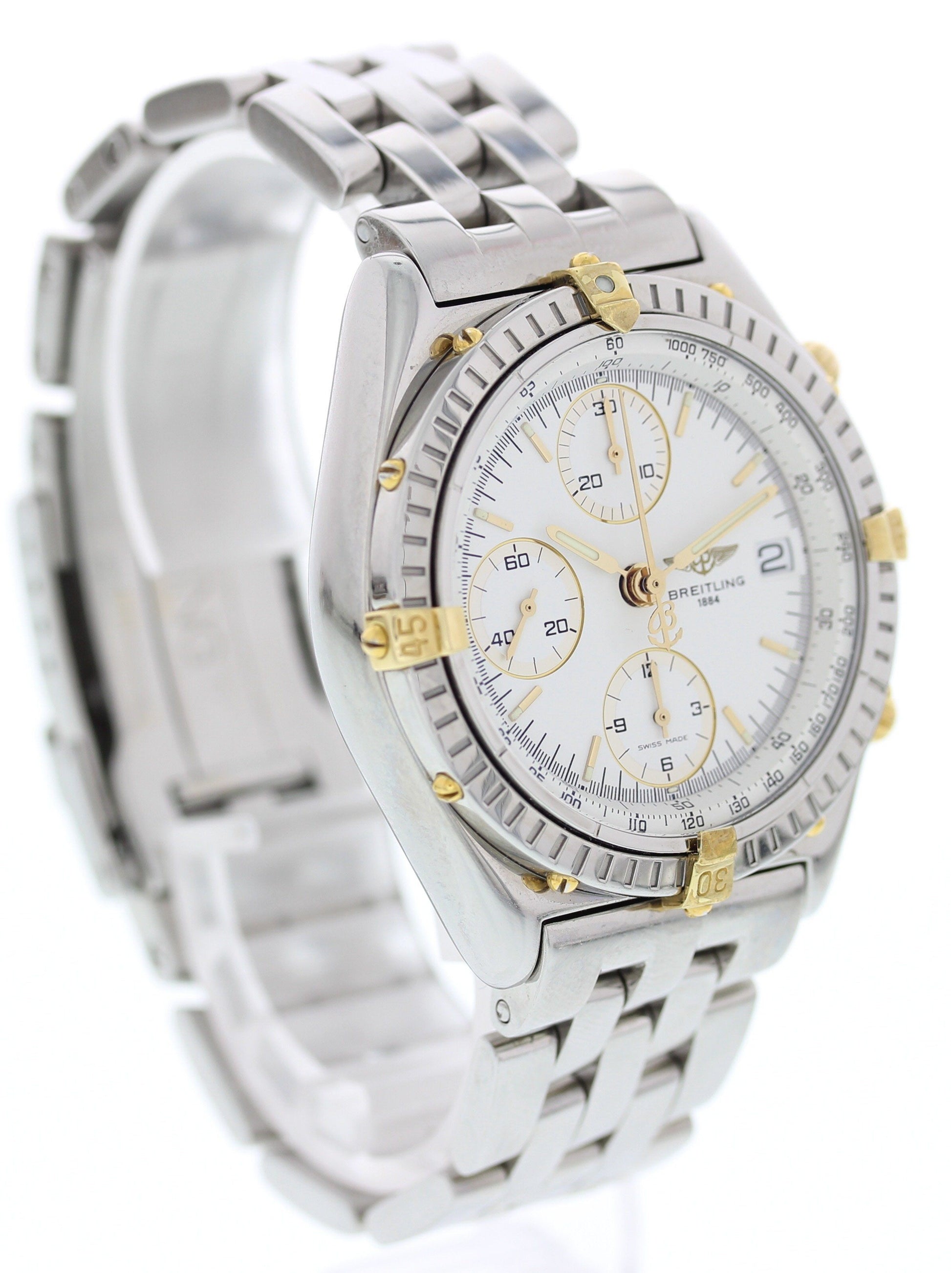 Breitling Chronomat B13048 18K YG/SS