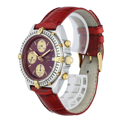 Breitling Chronomat B13048 Bordeaux Dial Men's Watch