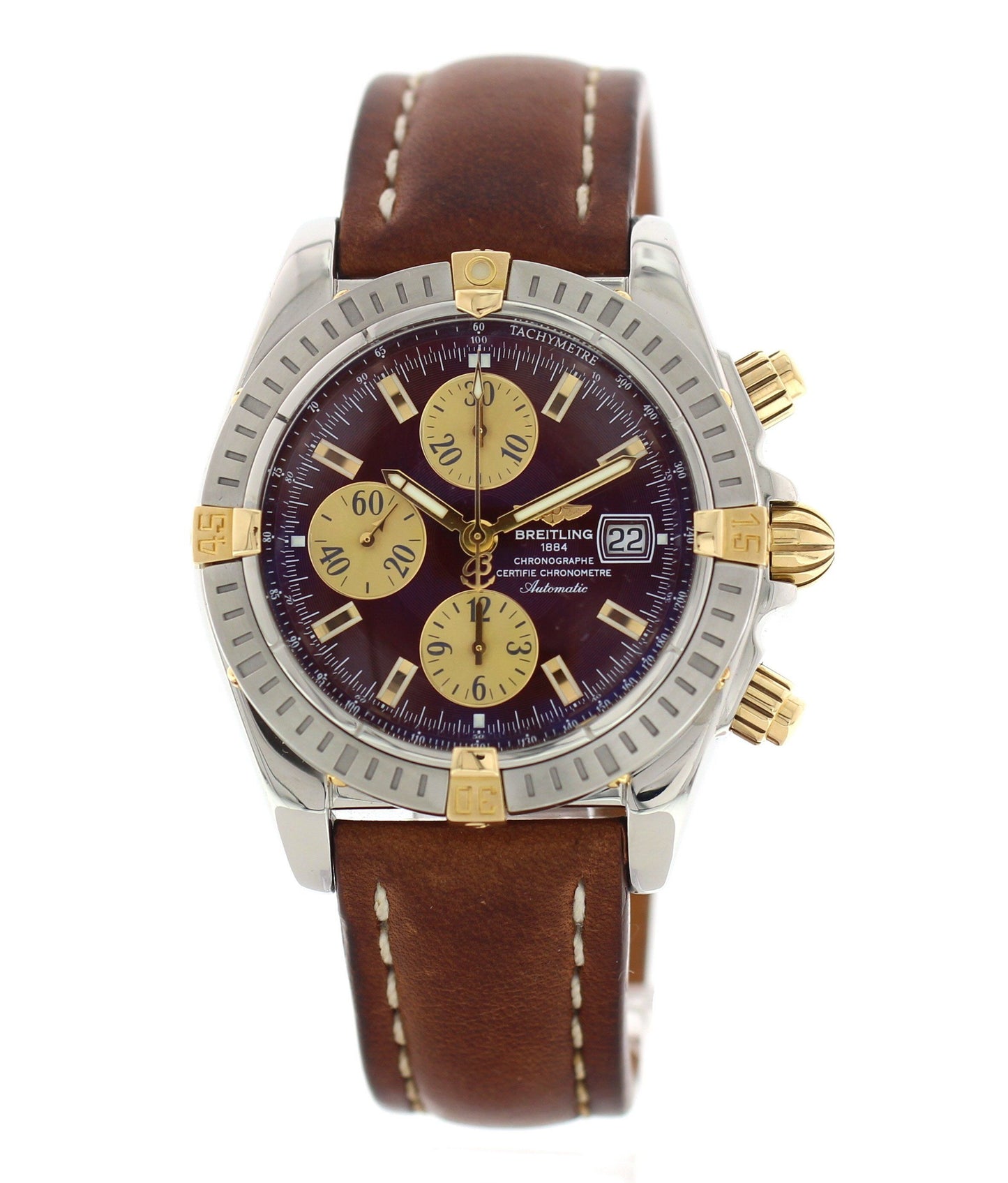 Breitling Chronomat B13356 18k Yellow Gold & Stainless Steel - Wristwatch
