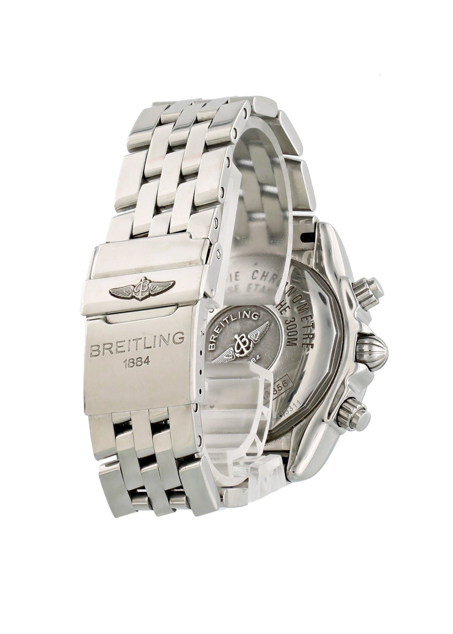Breitling Chronomat Evolution A13356 Diamond Bezel Mens Watch - Wristwatch