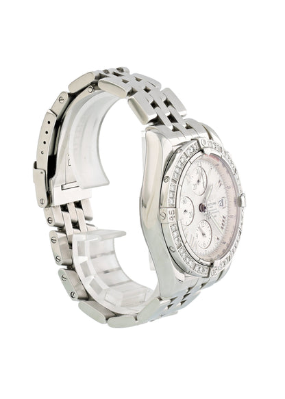 Breitling Chronomat Evolution A13356 Diamond Bezel Mens Watch - Wristwatch