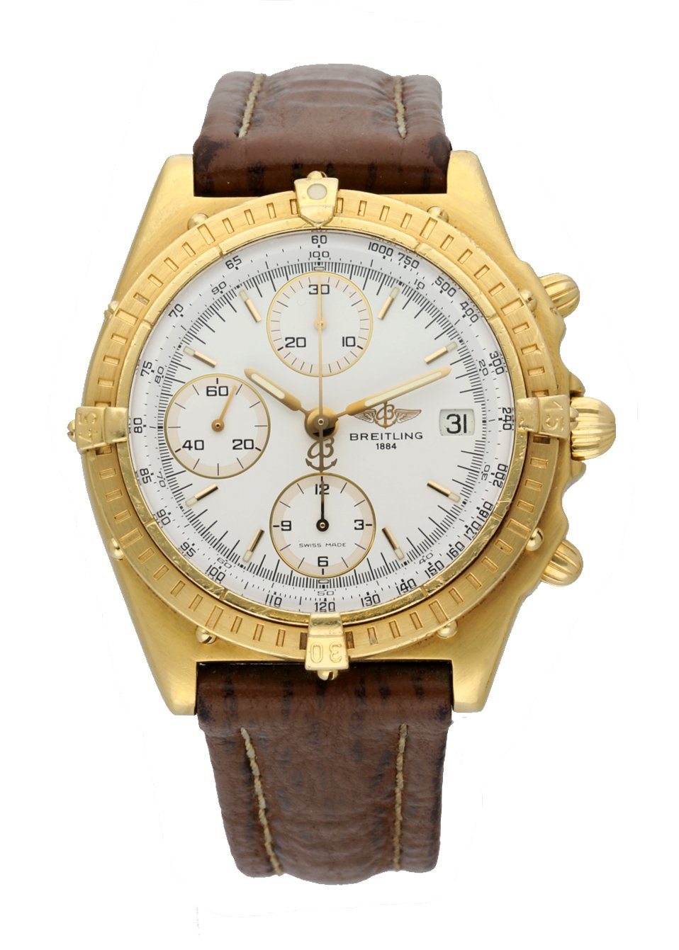Breitling Chronomat K13048 18K Yellow Gold Men’s Watch - Wristwatch
