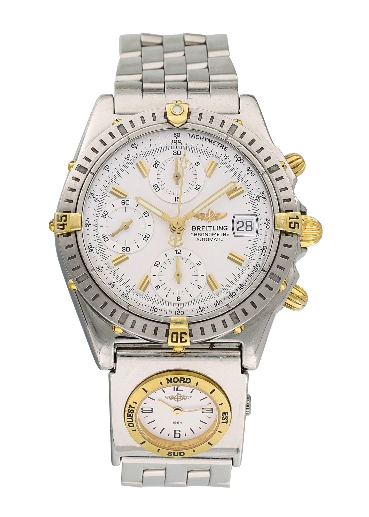 Breitling Chronomat UTC B13352 Mens Watch Box Papers - Wristwatch
