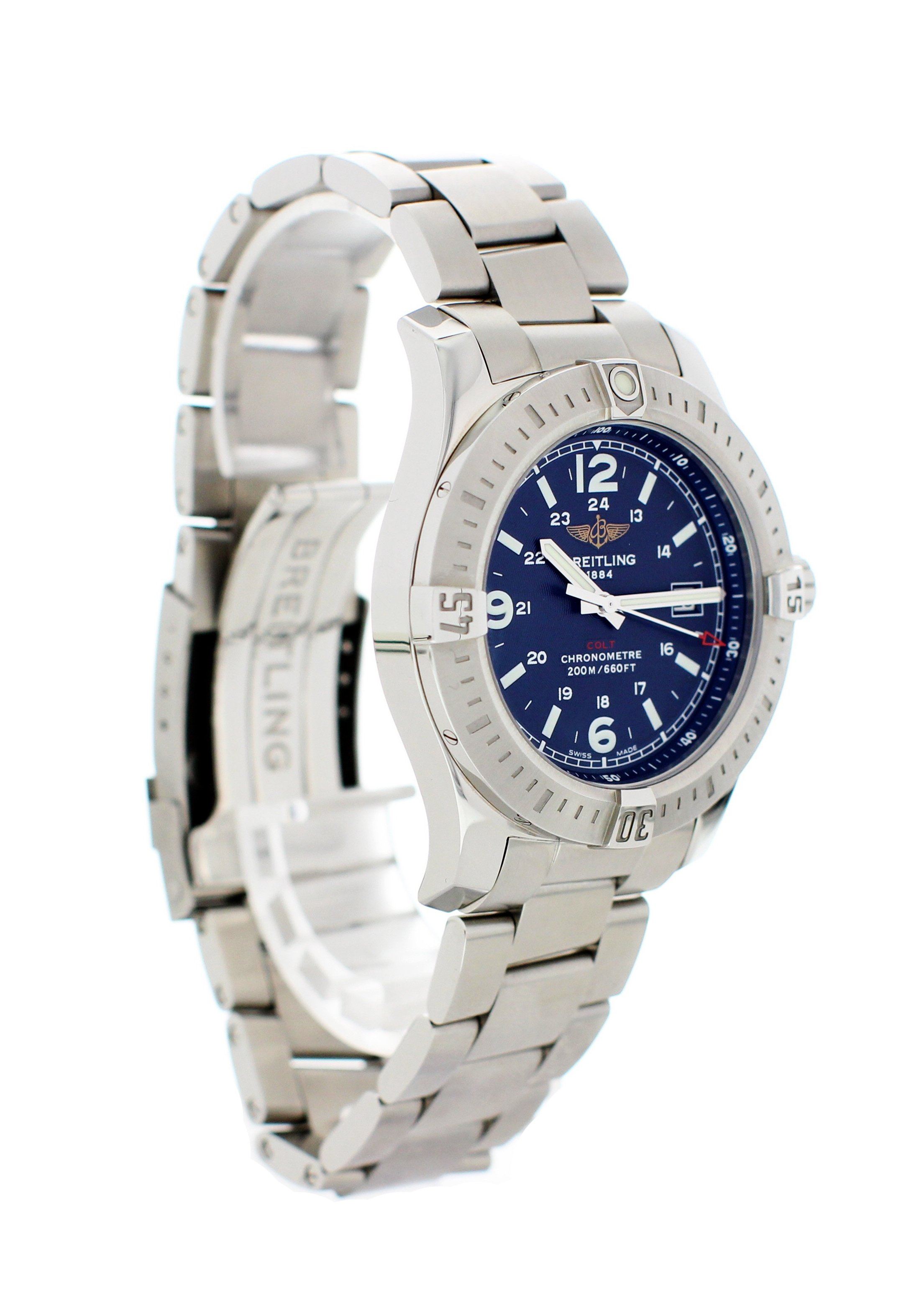 Breitling Colt Quartz Chronometer A17388 Mens Watch Box – Phigora