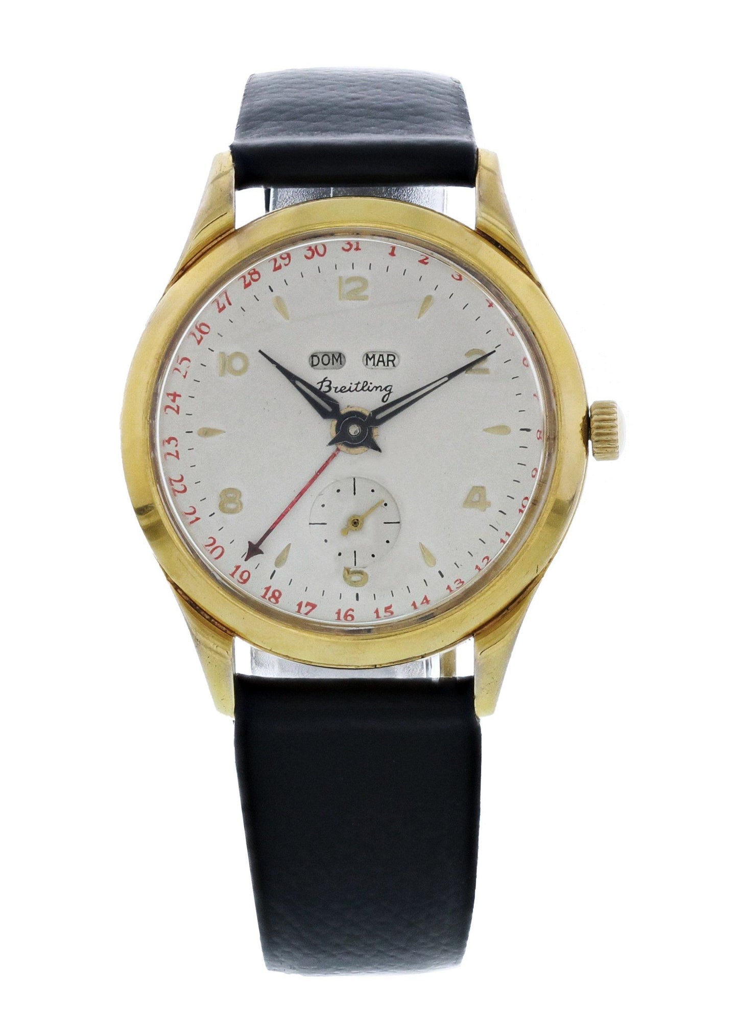 Breitling Datora triple calendar 140 20 Vintage Mens Watch