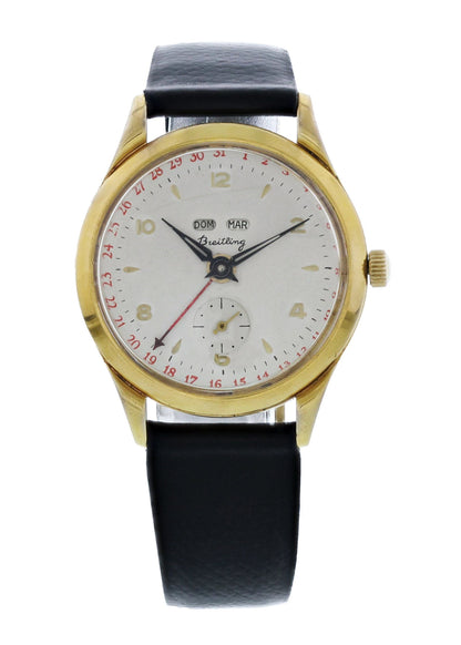 Breitling Datora triple calendar 140 20 Vintage Mens Watch