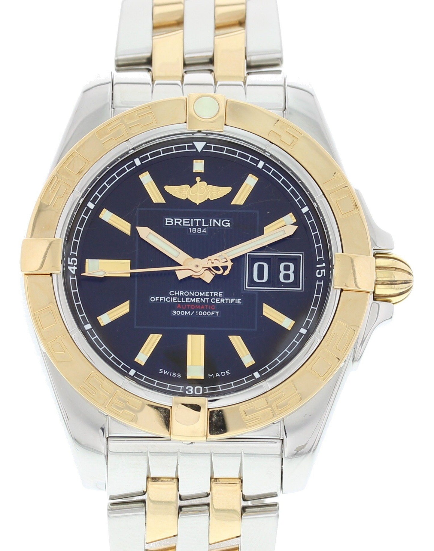 Breitling Galactic 41 18K YG/SS C49350 - Wristwatch