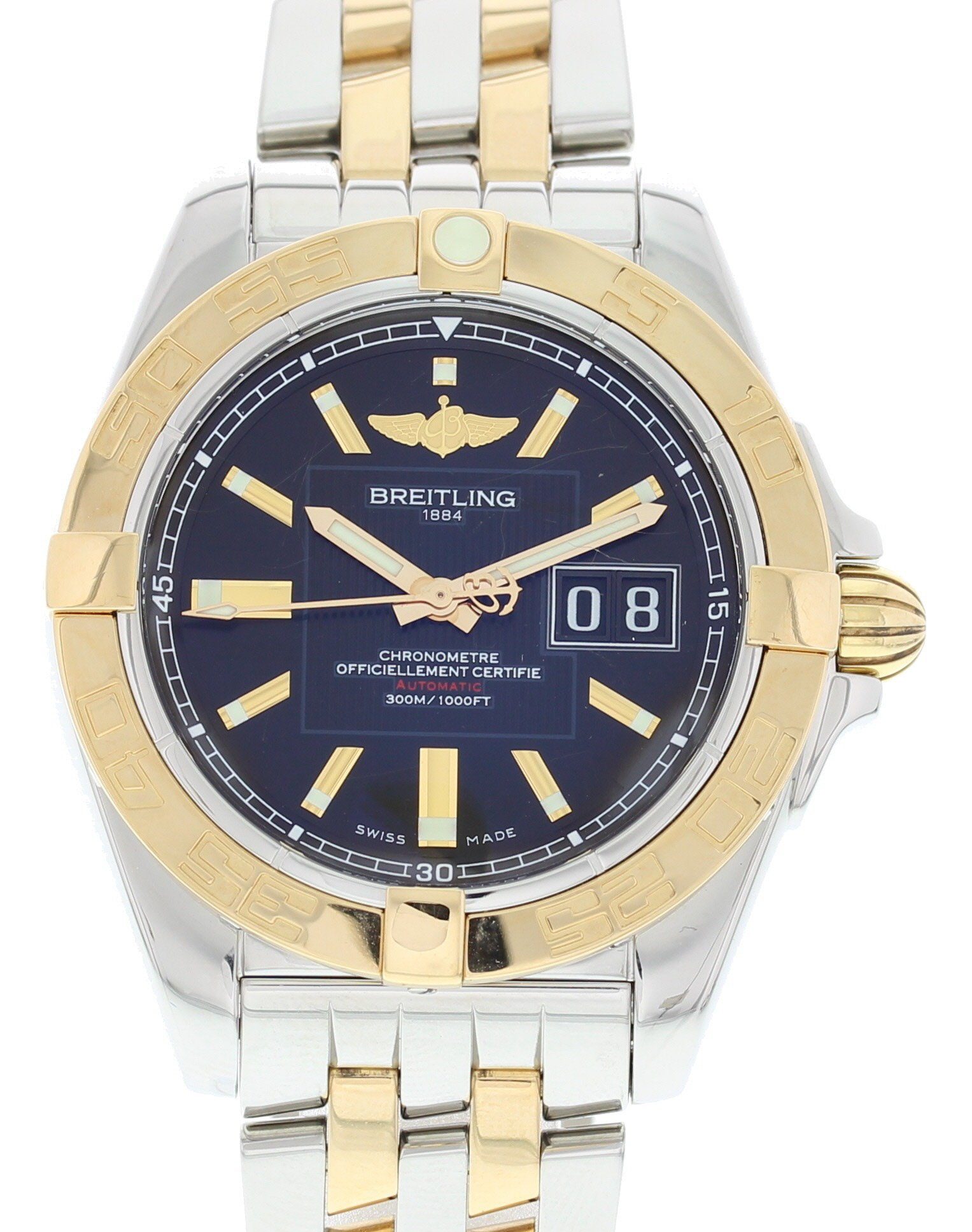 Breitling Galactic 41 18K YG/SS C49350 - Wristwatch