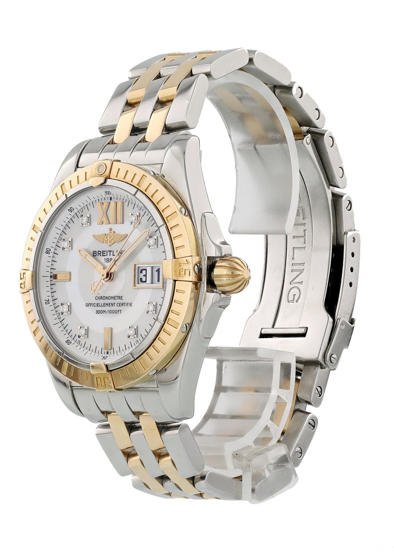 Breitling Galactic C49350 MOP Dial Box Papers