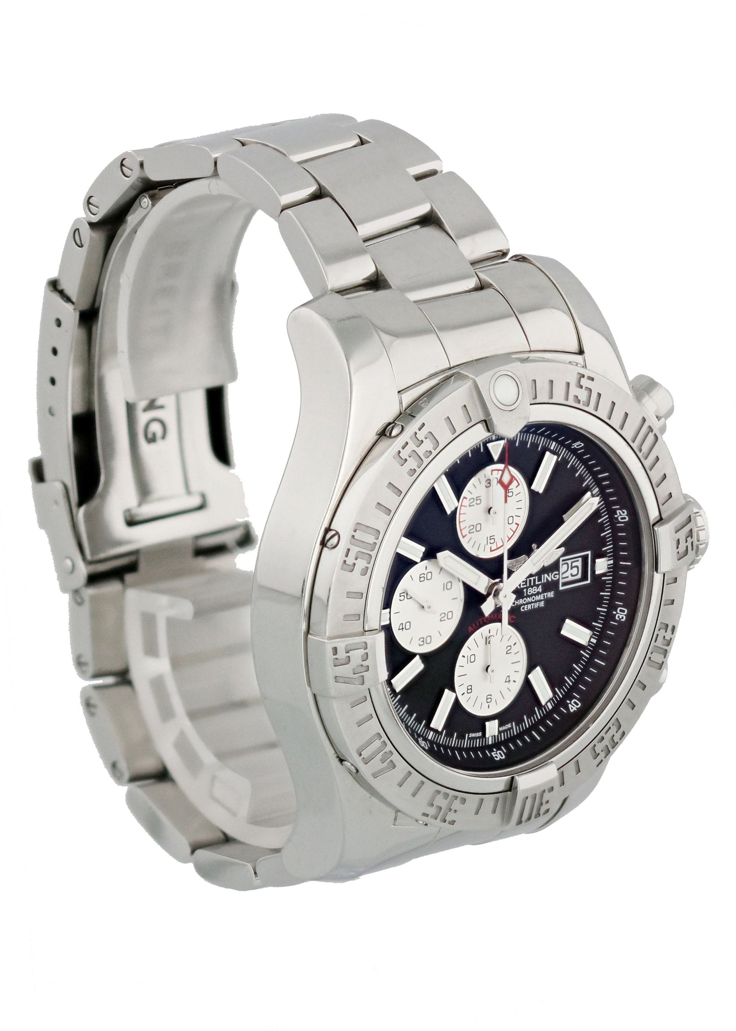 Breitling Super Avenger II A13371 Men Watch Original Papers