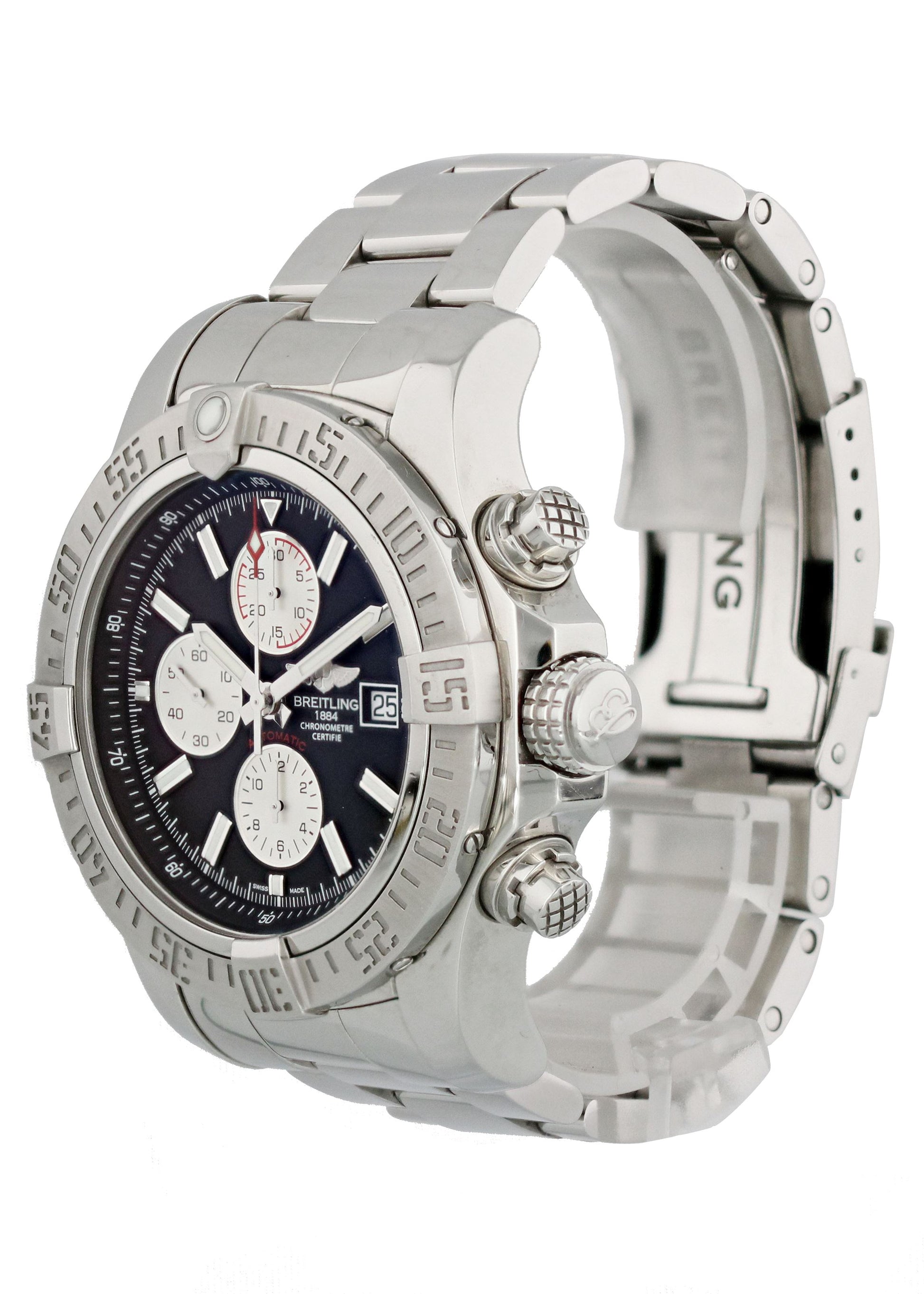 Breitling Super Avenger II A13371 Men Watch Original Papers