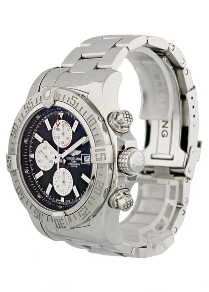 Breitling Super Avenger II A13371 Men Watch Original Papers