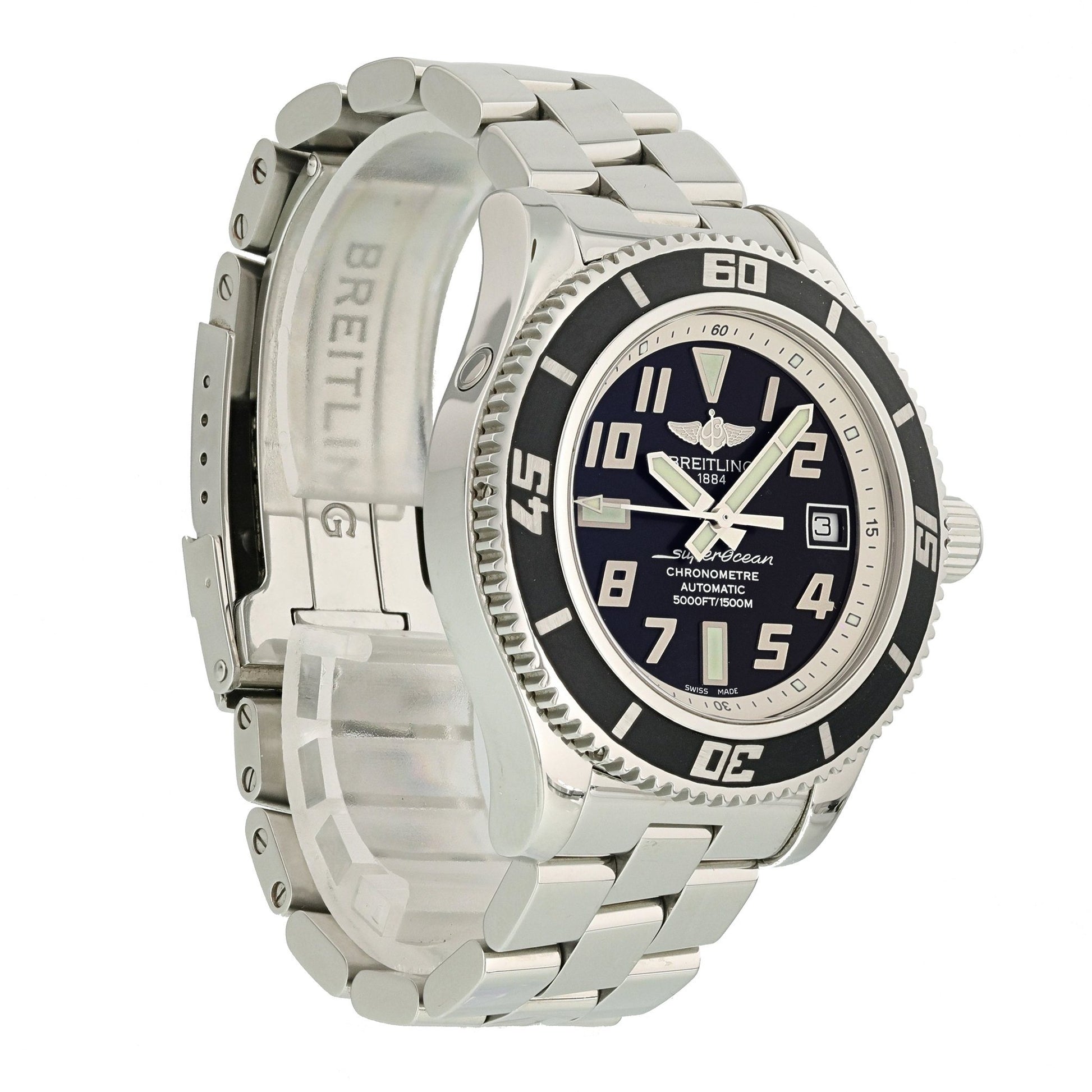 Breitling Superocean A17364 Mens Watch Original Papers - Wristwatch