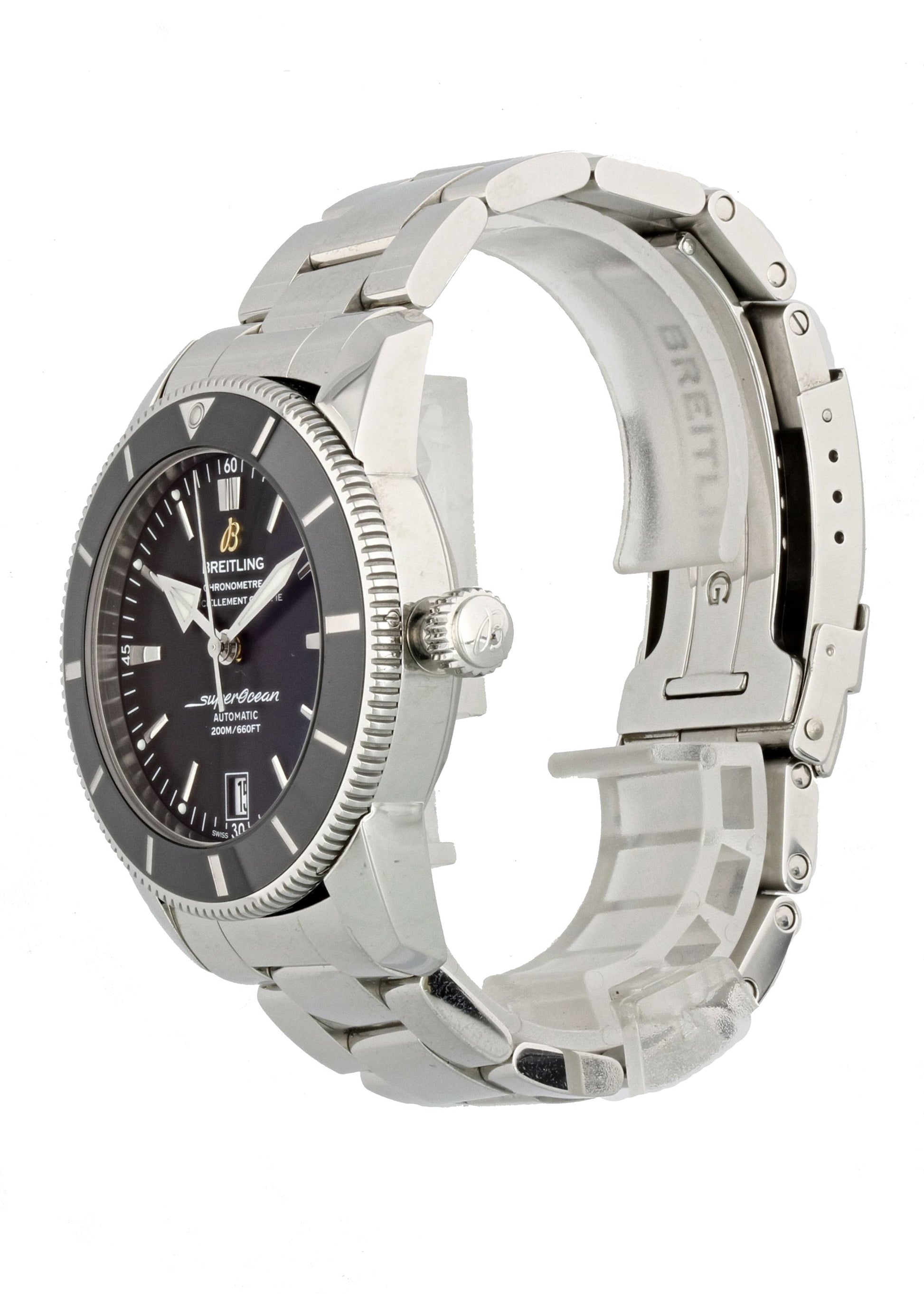 Breitling SuperOcean AB2010 Men Watch Box Papers - Wristwatch