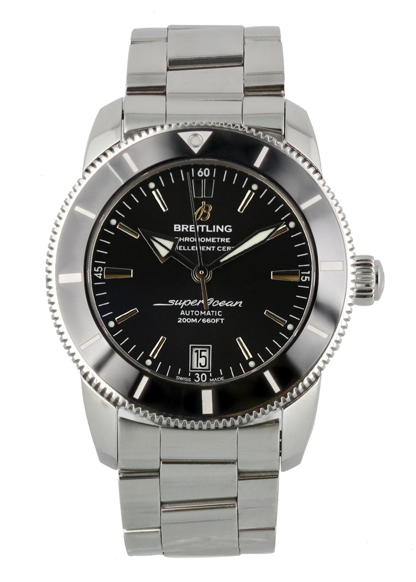 Breitling SuperOcean AB2010 Men Watch Box Papers - Wristwatch