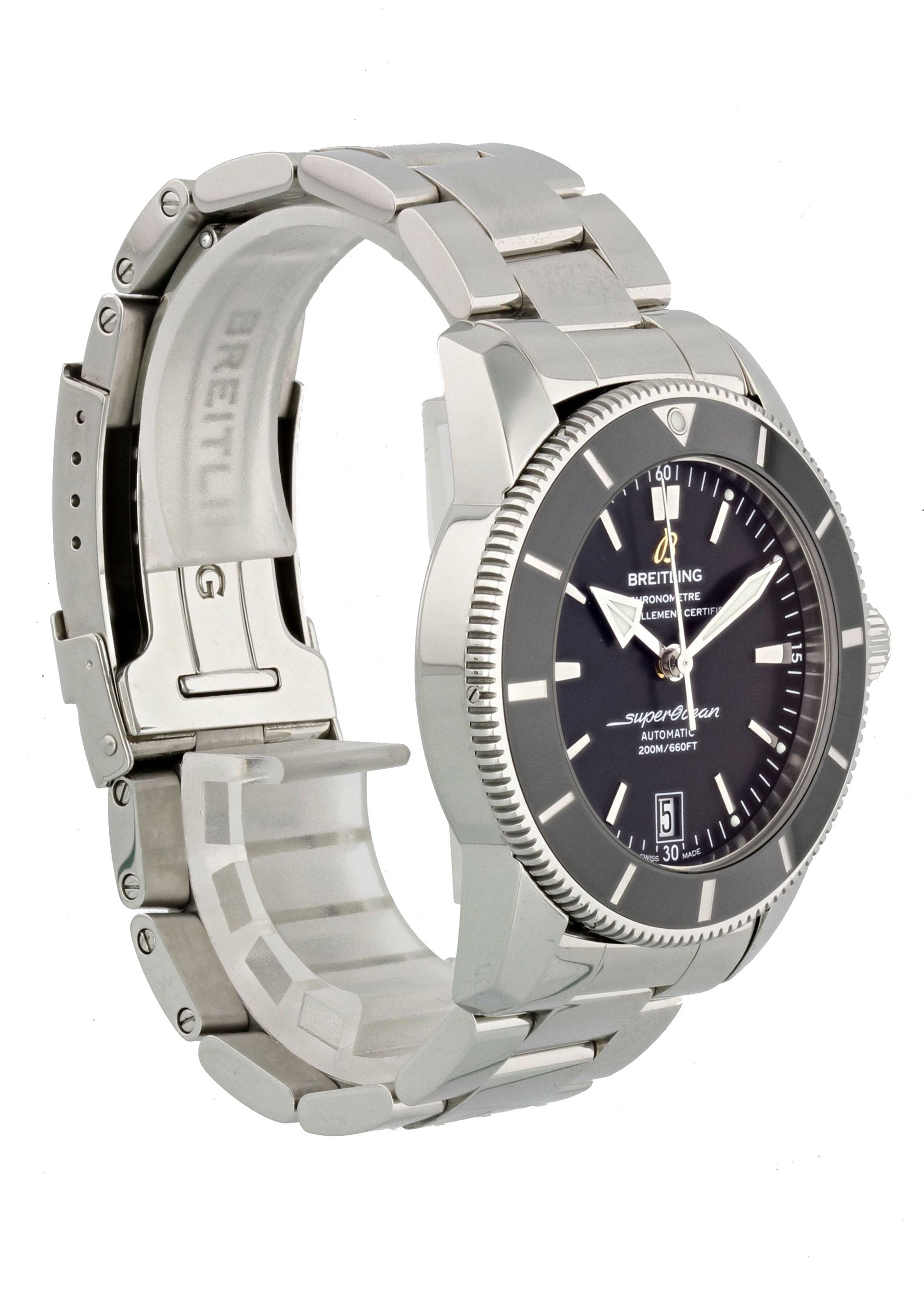 Breitling SuperOcean AB2010 Men Watch Box Papers - Wristwatch