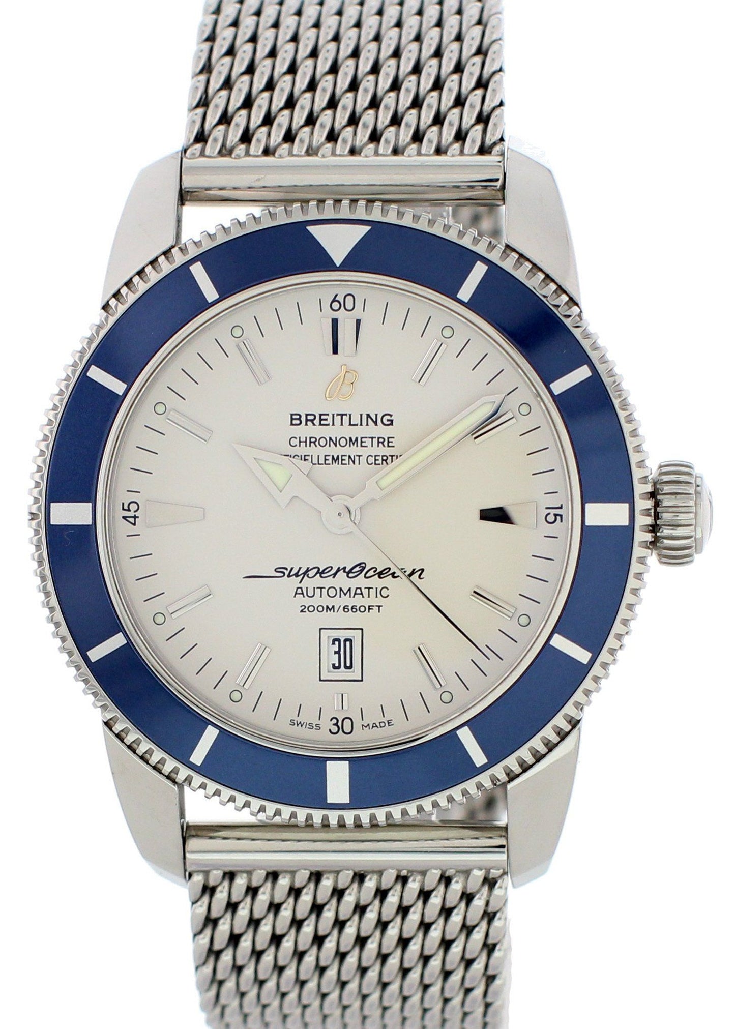 Breitling SuperOcean Chronometre A17320 Mens Watch Box Papers - Wristwatch