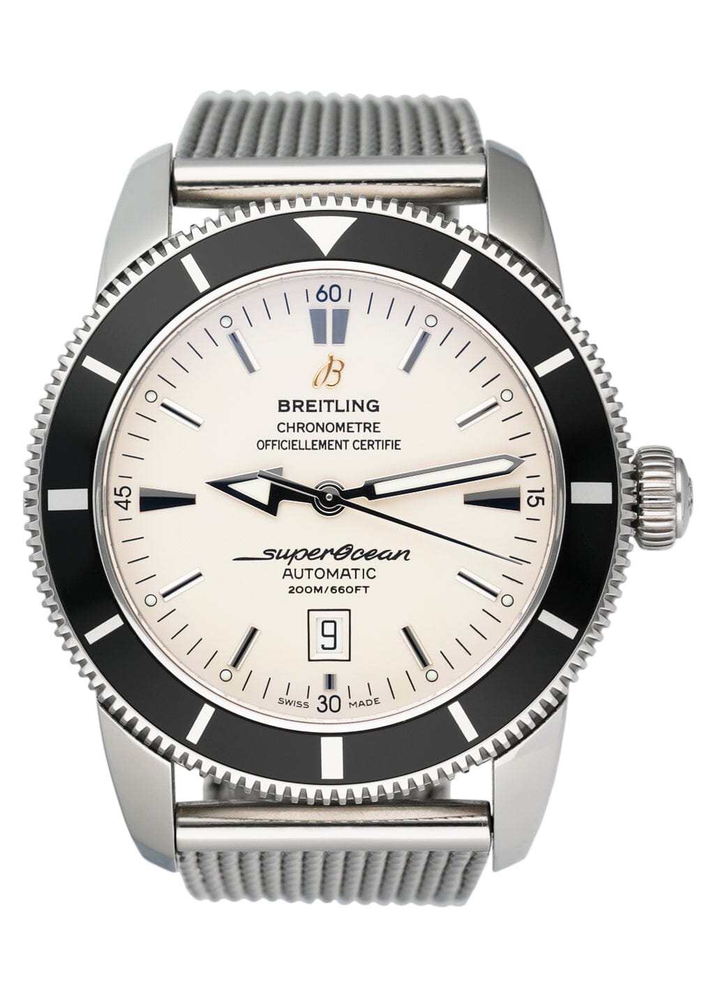 Breitling Superocean Heritage 46 A17320 White Dial Mens Watch Box Pape