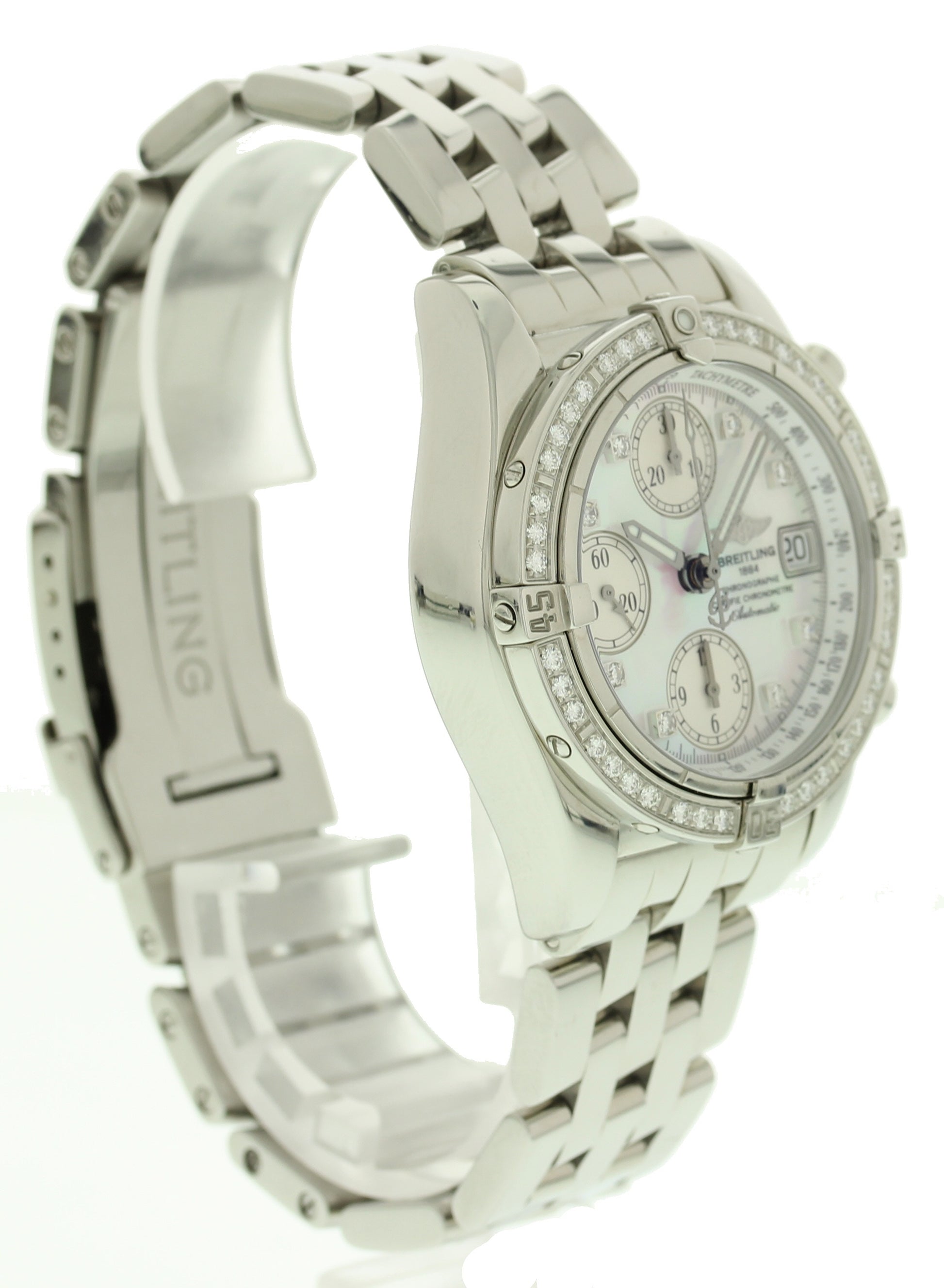 Breitling Chrono Cockpit A1335753 Diamonds w/ Papers - Wristwatch
